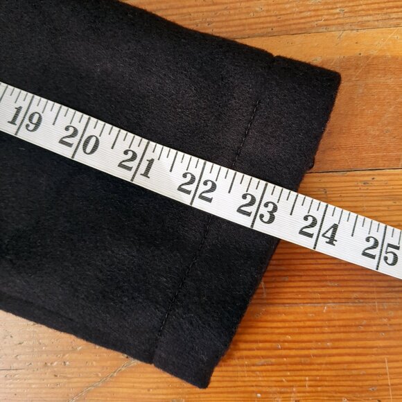 Vintage Wool Cashmere Angora Chocolate Brown Zip Mid-Weight Fall Coat Jacket - Picture 13 of 16